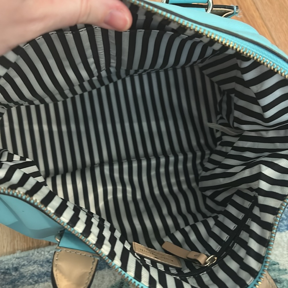 Kate Spade aqua colored Hampton Road Janie purse - Picture 2 of 6